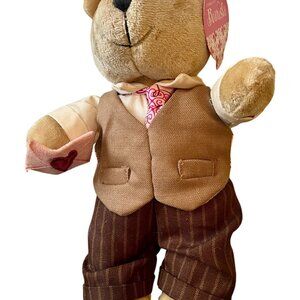 Starbucks 2007 Bearista Plush Bear Valentines Holding Letter 58th Edition